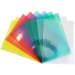 Bolsa Plastico em L A4 (90microns) -Cores Sortido-10un