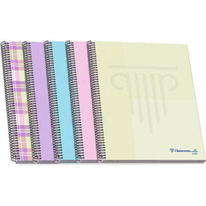 Caderno Espiral A4 Pautado Ambar WB Sortido Pastel 1un