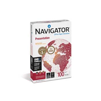 1801125 Papel Fotocopia A4 100gr Navigator 5 Resmas
