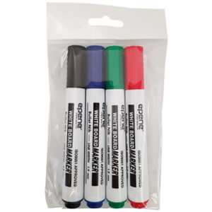 Marcador Quadros Brancos  Pk4 Cores (Vd,Pt,Az,Vm