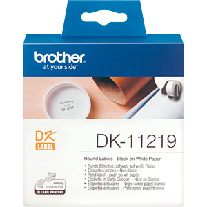 Etiquetas Circulares Pré-Cortadas Papel Térmico 12mm 1200un