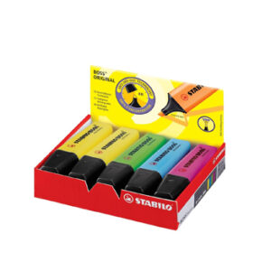 Marcador Fluorescente Stabilo Boss Sortido Cx10un