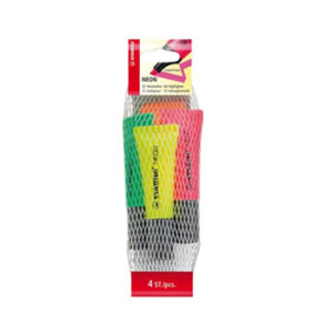Marcador Fluorescente Neon Sortido 4 un