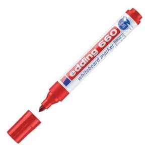 Marcador Quadro Branco EDDING 660 Vermelho