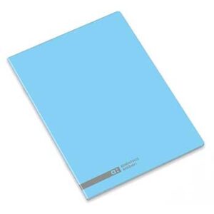 Caderno Agrafado Ambar School A5 Quadri 70gr 48Fls Azul