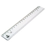 Regua 20cm Plastico Cristal Smartd