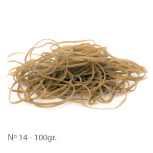 Elasticos N14 100gr 50x1mm