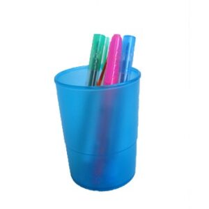 Porta Lapis Plastico Translucido Azul - Image 1