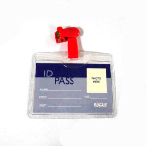 Porta Nomes Horizontal com mola 100x70mm Pack 12un - Image 1