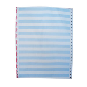 Papel Continuo 240x12 (12x9.5) 4 Vias Azul Cx 500