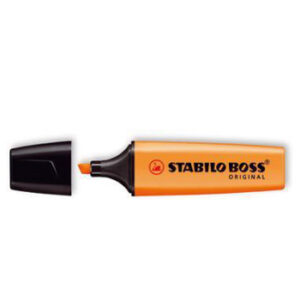 Marcador Fluorescente STABILO Laranja Cx10