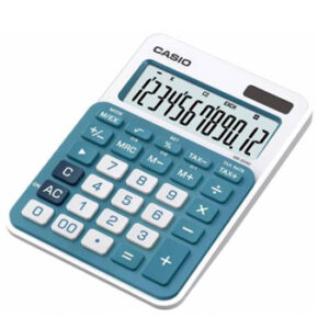 Calculadora de Secretaria Casio 12 Digitos MS20UCBU Azul