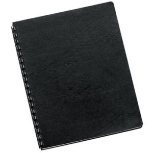 Capas Encadernar Couro Preto 100fls