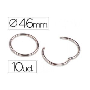 Argolas Dobradica Niqueladas 46mm (Ref:5) -Pack 10un