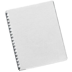 Capas Encadernar A4 250gr Delta Couro Branco 100 Folhas