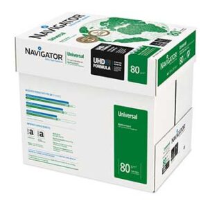 Papel Fotocopia A4 80gr Navigator - Caixa com 5 Resmas de 500 Folhas