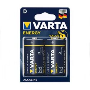 Pilhas Alcalinas Varta Energy LR20 (D) 1.5V 15000mAh 2un (4020)