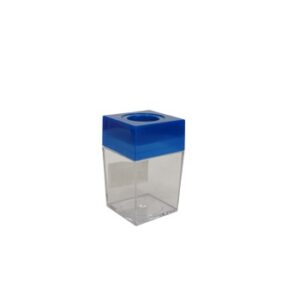 Porta Clips Azul Magnetico Quadrado 1un
