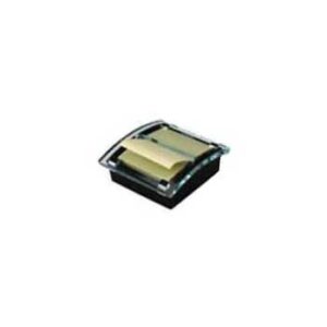 Dispensador Bloco Adesivo 75x75 Zig-Zag + 1 Bloco 50Fls Amarelo