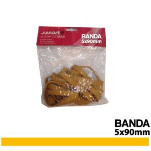 Elasticos Banda 05x90mm – Emb. 100gr