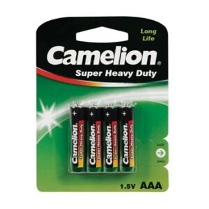 Pilha Zinc Carbon AAA / R3 1.5V 450mAh (4un/ blister)