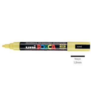 Marcador Uniball Posca PC-5M 1,8mm Amarelo (2) 1un