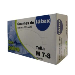 Luvas Latex c/ Po Super Finas Tamanho (M) - (Pack 100un) - Image 1