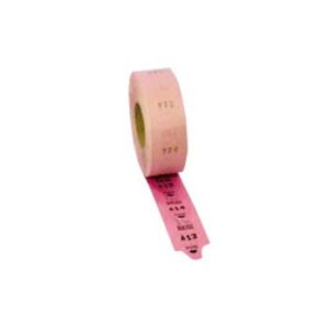 Rolos Senhas Marcacao de Vez Cor Rosa rolo 2000 unid