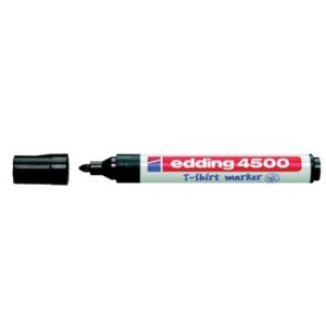 Marcador Tecidos Edding 4500 2mm Preto 1un