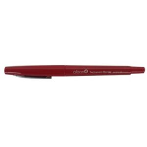 Marcador Permanente Medio Ponta Nylon Vermelho - 1un