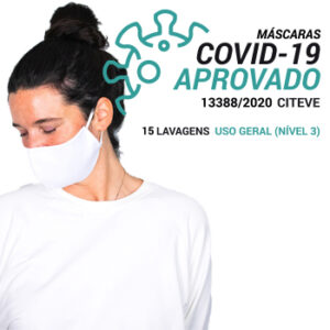 Máscara Reutilizável 15 Lavagens Hans A Branco 1 un