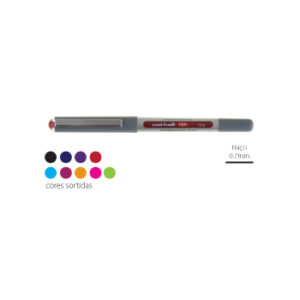 Marcador Roller Laranja 0,7mm Uniball Eye Fine UB157 1un Referência