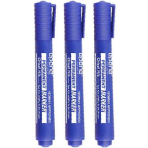Marcador Permanente Grosso 2,0mm Epene Azul Blister 3un