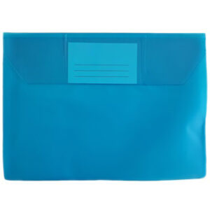 nvelope A5 Pvc Translucido com Visor - Azul Pk10