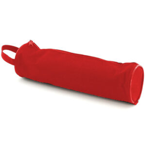 Estojo Escolar Redondo Vermelho 1un