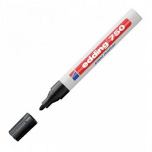 Marcador Grosso Preto 2-4mm Edding 750 1un
